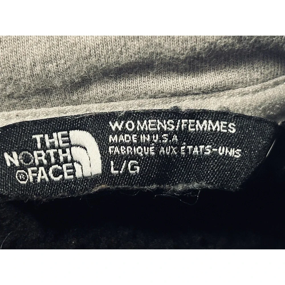 The North Face USA Women's Large Black Hoodie Never Stop Exploring Sweatshirt